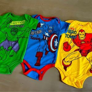 Marvel Onesies 18 Months- multi color